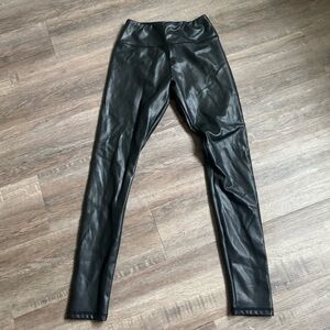 Hollister vegan leather leggings